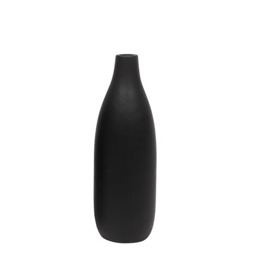 SOLET ΒΑΖΟ 10x10x36cm ΞΥΛΟ ΜΑΥΡΟ