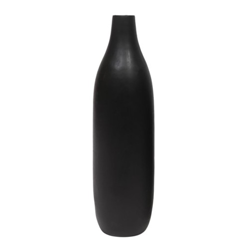 SOLET ΒΑΖΟ 10x10x40cm ΞΥΛΟ ΜΑΥΡΟ