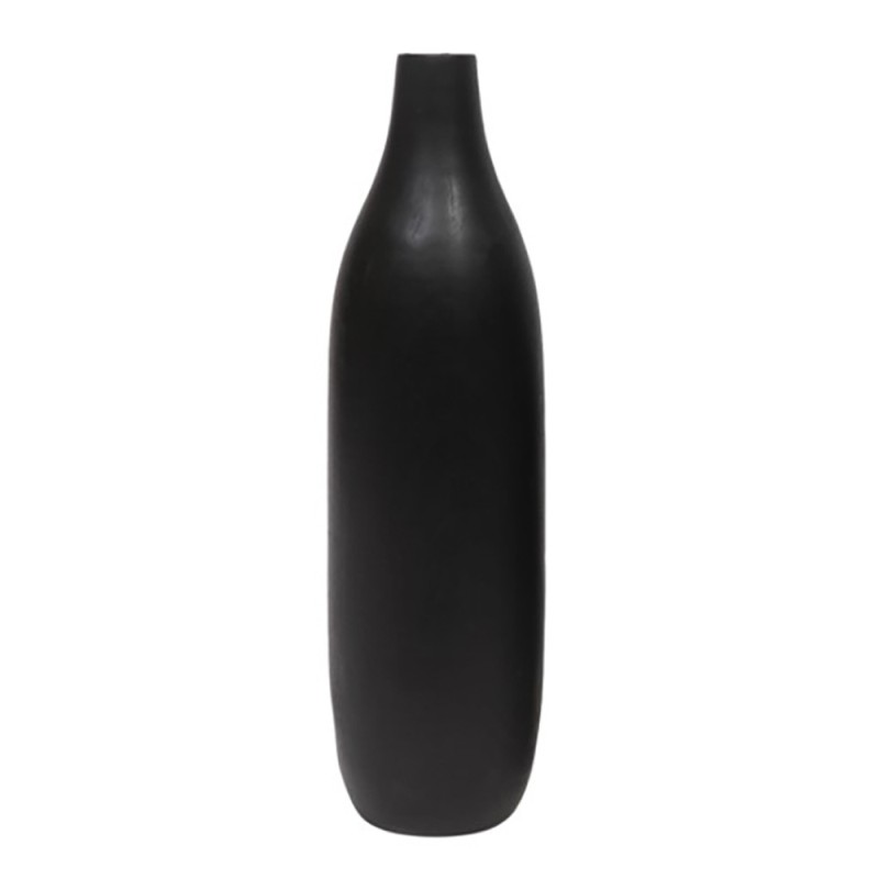 SOLET ΒΑΖΟ 10x10x40cm ΞΥΛΟ ΜΑΥΡΟ