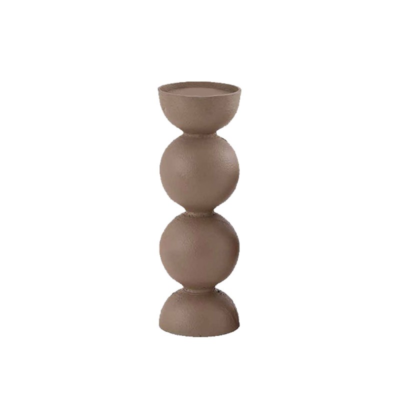FORMAS ΚΗΡΟΠΗΓΙΟ 8x8x24cm ΑΛΟΥΜΙΝΙΟ BEIGE ROUGH