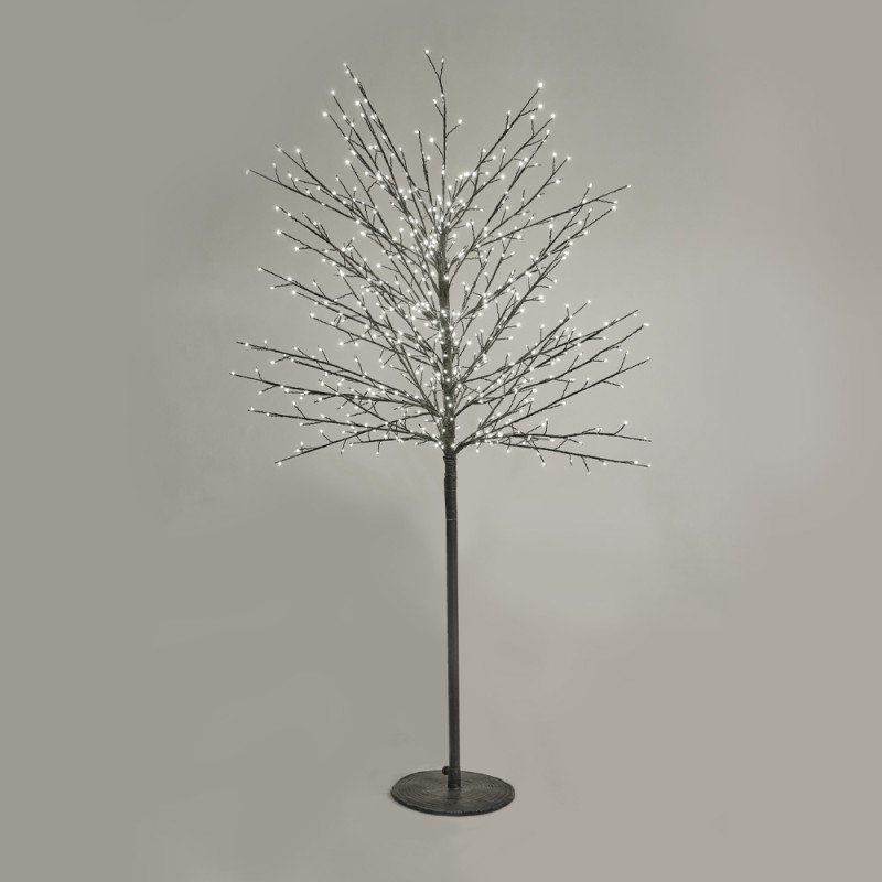 GLOW FLARE 180 ΧΡΙΣΤΟΥΓΕΝΝΙΑΤΙΚΟ ΔΕΝΤΡΟ LED 40x40x180cm COPPER ΜΑΥΡΟ PVC