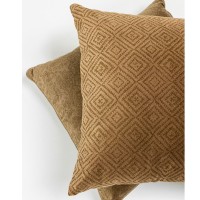 HOMBURG A ΔΙΑΚΟΣΜΗΤΙΚΟ ΜΑΞΙΛΑΡΙ 50x50cm ΒΑΜΒΑΚΙ ΧΡΥΣΟ ΒΕΛΟΥΔΟ