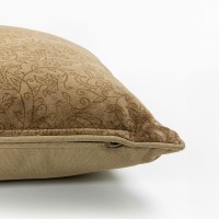 HOMBURG B ΔΙΑΚΟΣΜΗΤΙΚΟ ΜΑΞΙΛΑΡΙ 50x50cm ΒΑΜΒΑΚΙ ΧΡΥΣΟ ΒΕΛΟΥΔΟ