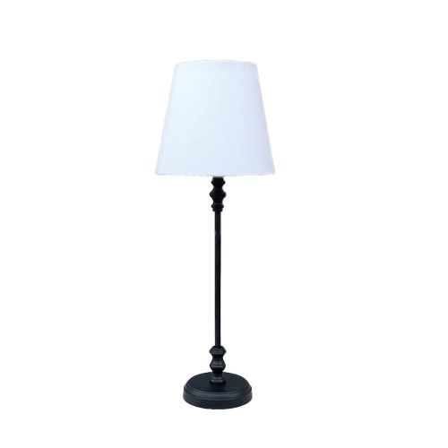 HOLM ΦΩΤΙΣΤΙΚΟ ΕΠΙΤΡΑΠΕΖΙΟ 12x18x51cm ΑΛΟΥΜΙΝΙΟ ΜΑΥΡΟ ΥΦΑΣΜΑ ΛΕΥΚΟ
