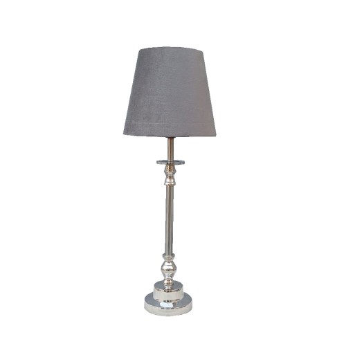 HELGE ΦΩΤΙΣΤΙΚΟ ΕΠΙΤΡΑΠΕΖΙΟ 12x18x51cm ΑΛΟΥΜΙΝΙΟ ΑΣΗΜΙ ΒΕΛΟΥΔΟ ΓΚΡΙ