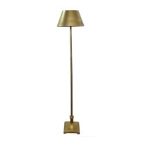 MARCELIN ΦΩΤΙΣΤΙΚΟ ΕΠΙΔΑΠΕΔΙΟ 23x23x150cm ΑΛΟΥΜΙΝΙΟ ΧΡΥΣΟ ΧΡΥΣΟ