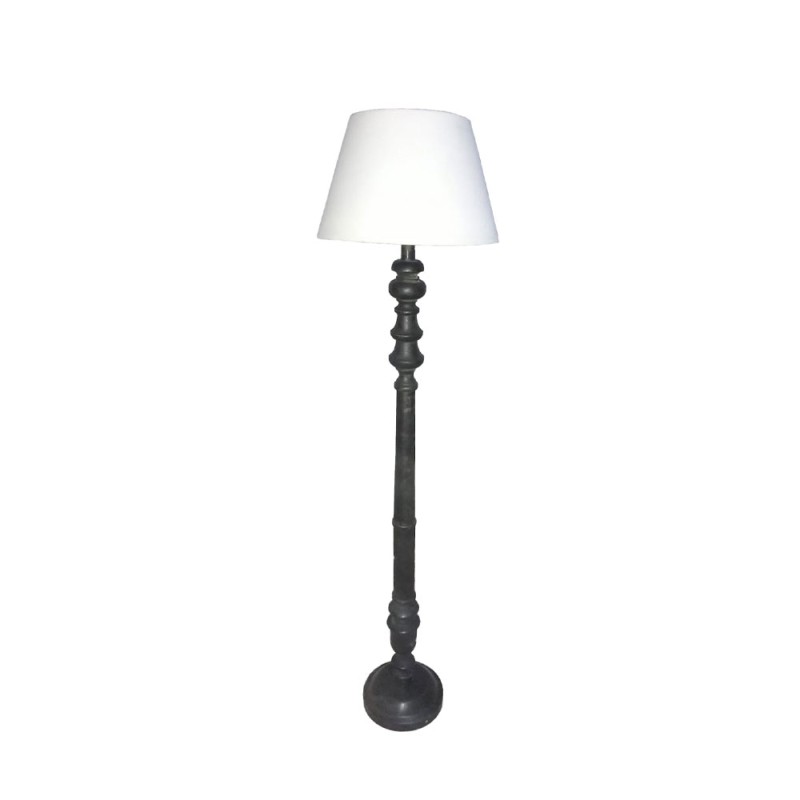 VICTORIEN ΦΩΤΙΣΤΙΚΟ ΕΠΙΔΑΠΕΔΙΟ 28x45x163cm ΞΥΛΟ ΜΑΥΡΟ ΥΦΑΣΜΑ ΛΕΥΚΟ