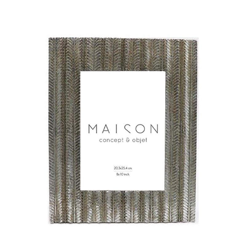 FISHBONE ΚΟΡΝΙΖΑ 26x2x31cm POLYRESIN ΑΣΗΜΙ ΑΝΤΙΚΕ ΓΥΑΛΙ