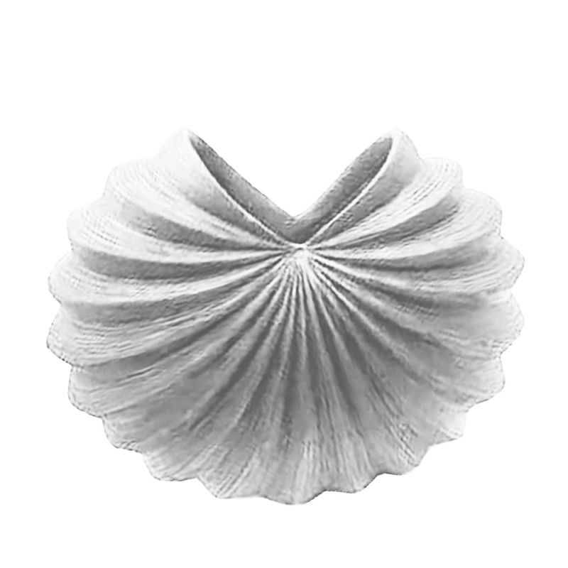 GALLINA BLANC ΒΑΖΟ 9.5x9.5x25.2cm POLYRESIN ΛΕΥΚΟ ΜΑΤ