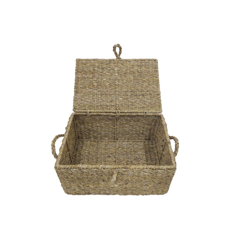 ALMAR ΚΟΥΤΙ ΑΠΟΘΗΚΕΥΣΗΣ SET 3ΤΜΧ 50x34x25cm SEAGRASS ΦΥΣΙΚΟ ΣΙΔΕΡΟ