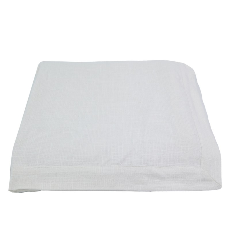 MANTEL BLANC A ΤΡΑΠΕΖΟΜΑΝΤΗΛΟ 220x140cm ΒΑΜΒΑΚΙ ΛΕΥΚΟ