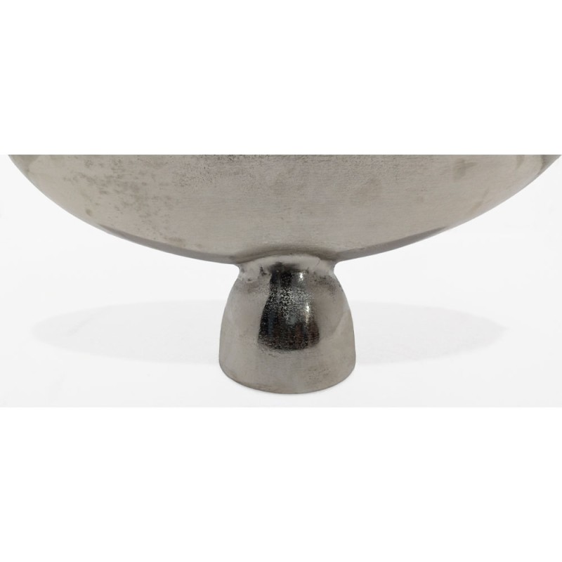 MENDO ΜΠΩΛ ΜΕ ΠΟΔΙ 46x15x20cm ΑΛΟΥΜΙΝΙΟ SILVER NICKEL