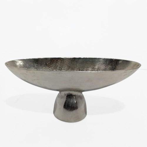 MENDO ΜΠΩΛ ΜΕ ΠΟΔΙ 46x15x20cm ΑΛΟΥΜΙΝΙΟ SILVER NICKEL