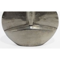 KALIA ΒΑΖΟ 35x10x35cm ΑΛΟΥΜΙΝΙΟ SILVER NICKEL