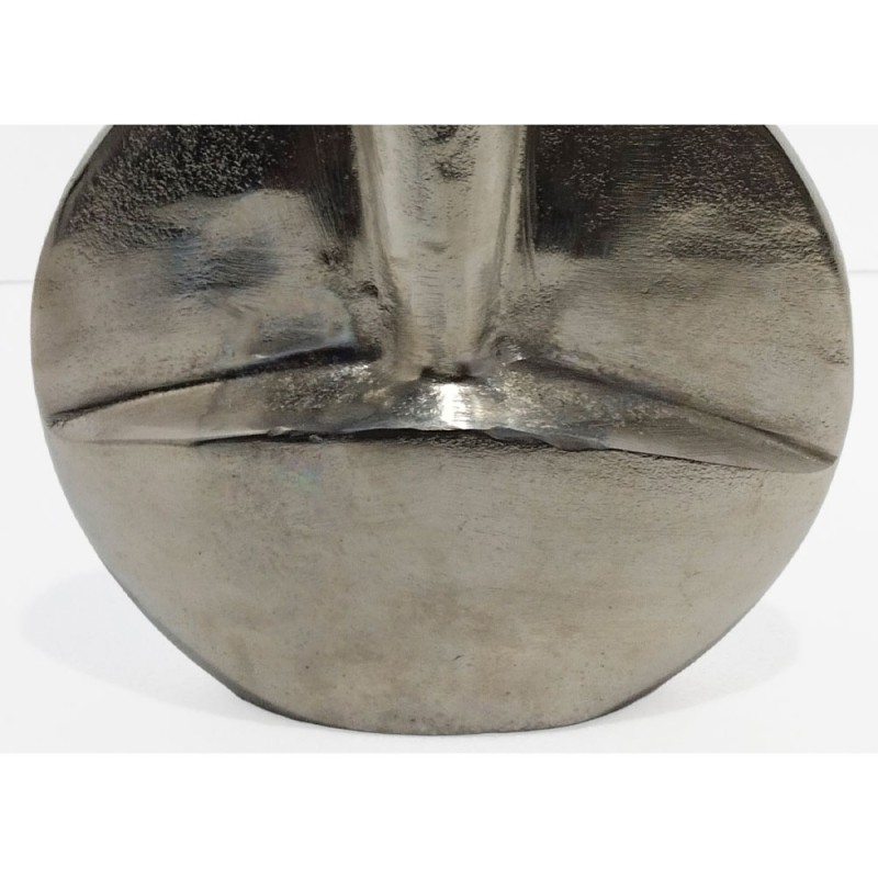 KALIA ΒΑΖΟ 27x8x27cm ΑΛΟΥΜΙΝΙΟ SILVER NICKEL