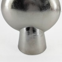 DOTO ΒΑΖΟ 21x12x26cm ΑΛΟΥΜΙΝΙΟ SILVER NICKEL