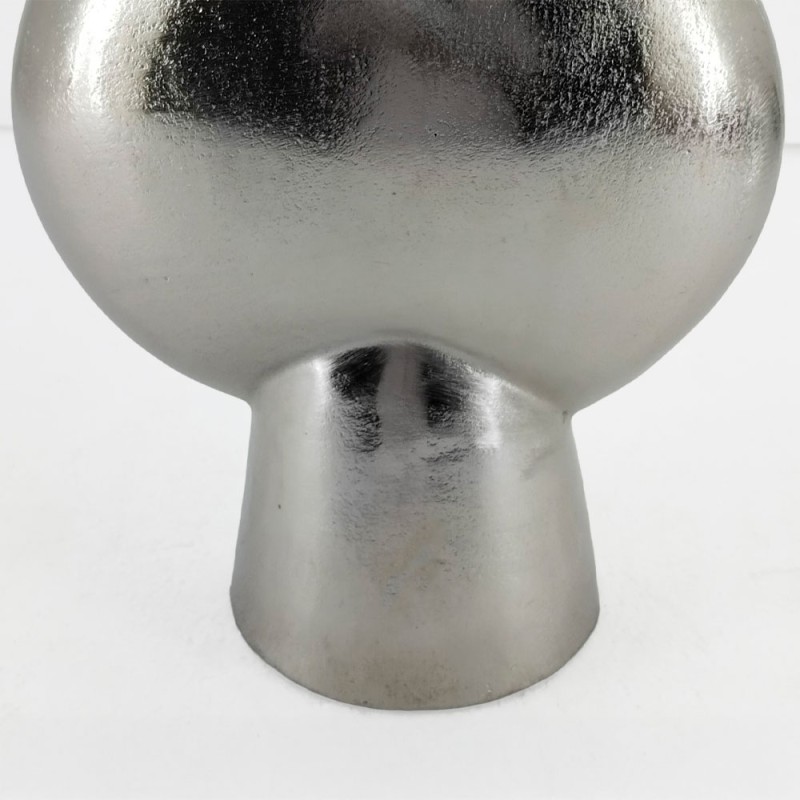 DOTO ΒΑΖΟ 21x12x26cm ΑΛΟΥΜΙΝΙΟ SILVER NICKEL