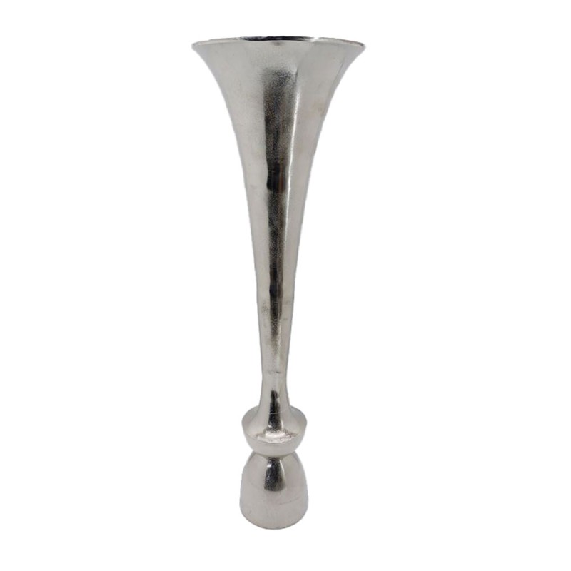 LUXOR ΒΑΖΟ 30x30x99cm ΑΛΟΥΜΙΝΙΟ SILVER NICKEL