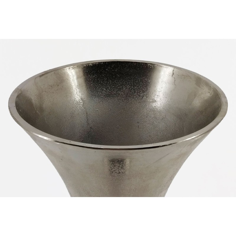 LUXOR ΒΑΖΟ 23x23x50cm ΑΛΟΥΜΙΝΙΟ SILVER NICKEL
