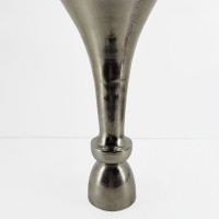LUXOR ΒΑΖΟ 23x23x50cm ΑΛΟΥΜΙΝΙΟ SILVER NICKEL
