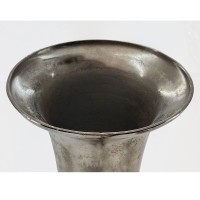 FLORES ΒΑΖΟ 26x26x115cm ΑΛΟΥΜΙΝΙΟ SILVER NICKEL