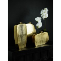 ODEN ΒΑΖΟ 41x7x42cm ΑΛΟΥΜΙΝΙΟ ΧΡΥΣΟ