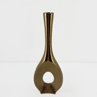 ADEL ΒΑΖΟ 17x5x46cm ΑΛΟΥΜΙΝΙΟ ΧΡΥΣΟ