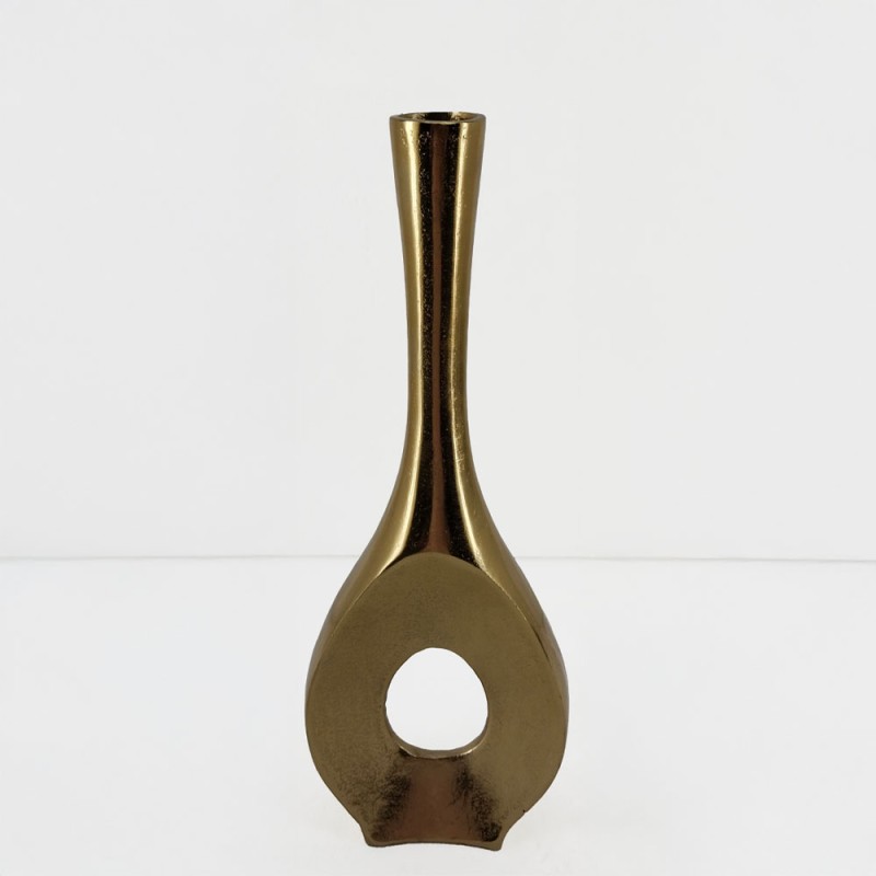 ADEL ΒΑΖΟ 17x5x46cm ΑΛΟΥΜΙΝΙΟ ΧΡΥΣΟ