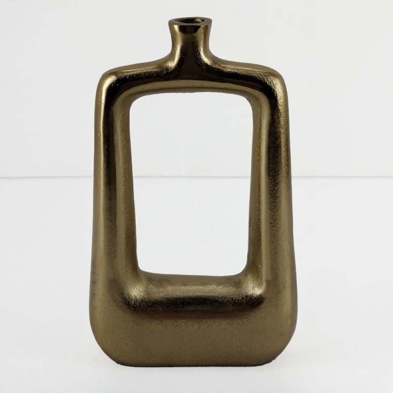 NAZAR ΒΑΖΟ 26x8x42cm ΑΛΟΥΜΙΝΙΟ ΧΡΥΣΟ