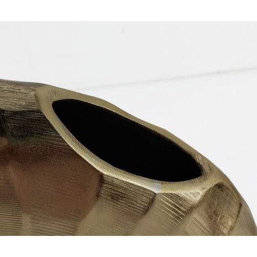 DIONE ΒΑΖΟ 30x8x28cm ΑΛΟΥΜΙΝΙΟ ΧΡΥΣΟ