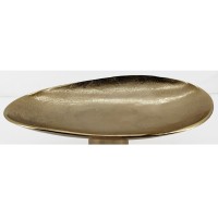 DUNE ΠΛΑΤΩ ΜΕ ΠΟΔΙ 46x26x18cm ΑΛΟΥΜΙΝΙΟ ΧΡΥΣΟ