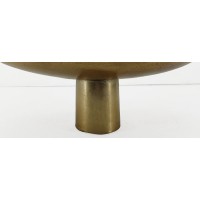 DUNE ΠΛΑΤΩ ΜΕ ΠΟΔΙ 46x26x18cm ΑΛΟΥΜΙΝΙΟ ΧΡΥΣΟ