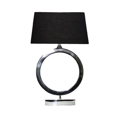 ODILON ΦΩΤΙΣΤΙΚΟ ΕΠΙΤΡΑΠΕΖΙΟ 41x28x51cm ΑΤΣΑΛΙ ΑΣΗΜΙ ΜΑΥΡΟ