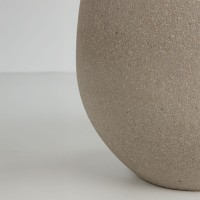 SCILLA ΓΛΑΣΤΡΑ SET 2ΤΜΧ 40x40x34cm ΤΣΙΜΕΝΤΟ ΚΑΦΕ ΑΝΟΙΧΤΟ