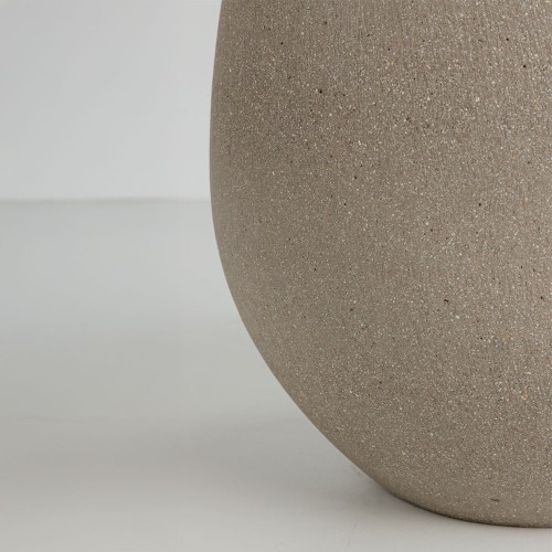 SCILLA ΓΛΑΣΤΡΑ SET 2ΤΜΧ 40x40x34cm ΤΣΙΜΕΝΤΟ ΚΑΦΕ ΑΝΟΙΧΤΟ