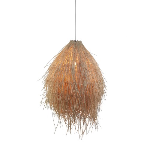 MANILA ΦΩΤΙΣΤΙΚΟ ΟΡΟΦΗΣ 51x51x70cm RATTAN ΦΥΣΙΚΟ