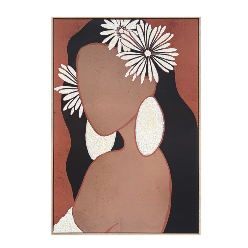 BELEZA SAGRADA ΠΙΝΑΚΑΣ ΔΙΑΚΟΣΜΗΣΗΣ 83x123x4cm ΚΑΜΒΑΣ ΠΟΛΥΧΡΩΜΟ ΞΥΛΟ ΦΥΣΙΚΟ