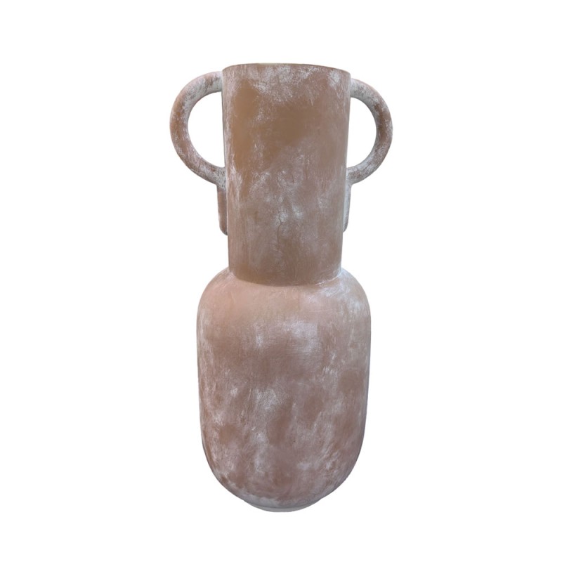 AREOPOLI ΓΛΑΣΤΡΑ 51x43.5x106cm FIBER GLASS ΚΕΡΑΜΙΔΙ ΛΕΥΚΟ