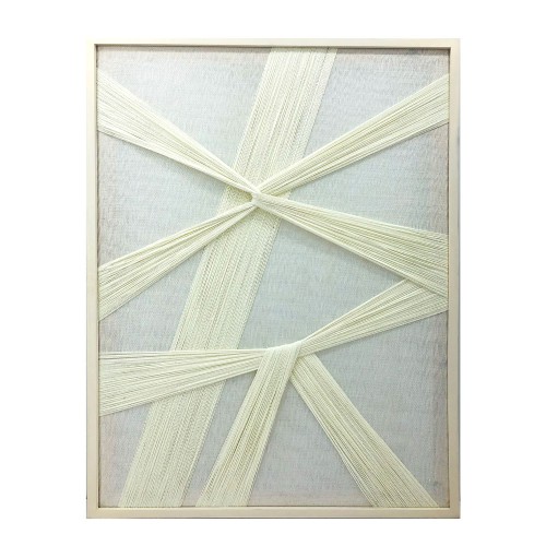 QUIET MOMENTS ΠΙΝΑΚΑΣ ΔΙΑΚΟΣΜΗΣΗΣ 60x80x3cm ΞΥΛΟ ΛΕΥΚΟ ΝΗΜΑ ΛΕΥΚΟ