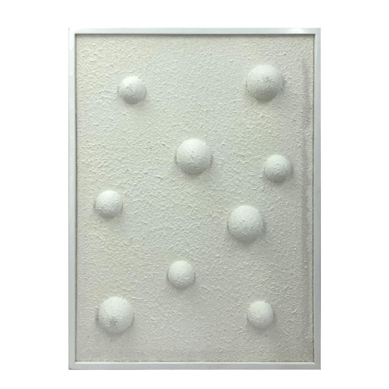 WHITE CLOUDS ΠΙΝΑΚΑΣ ΔΙΑΚΟΣΜΗΣΗΣ 60x80x6cm ΞΥΛΟ ΛΕΥΚΟ ΛΕΥΚΟ