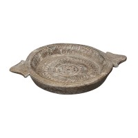 PARAT ΔΙΣΚΟΣ ΔΙΑΚΟΣΜΗΣΗΣ 55x44x8cm ΞΥΛΟ ΚΑΦΕ