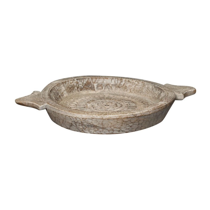 PARAT ΔΙΣΚΟΣ ΔΙΑΚΟΣΜΗΣΗΣ 55x44x8cm ΞΥΛΟ ΚΑΦΕ