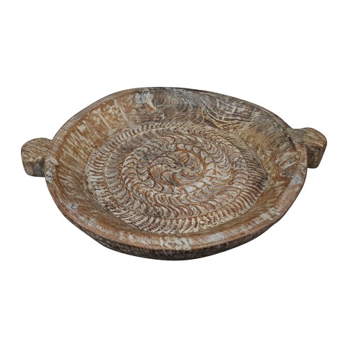 PARAT ΔΙΣΚΟΣ ΔΙΑΚΟΣΜΗΣΗΣ 55x44x8cm ΞΥΛΟ ΚΑΦΕ