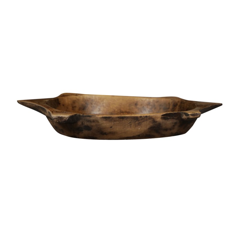 TURTLE ΔΙΣΚΟΣ ΔΙΑΚΟΣΜΗΣΗΣ 38x23x13cm ΞΥΛΟ ΚΑΦΕ