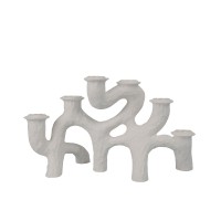 DECKER ΚΗΡΟΠΗΓΙΟ 35x14x20cm POLYRESIN ΛΕΥΚΟ