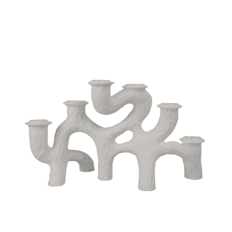 DECKER ΚΗΡΟΠΗΓΙΟ 35x14x20cm POLYRESIN ΛΕΥΚΟ
