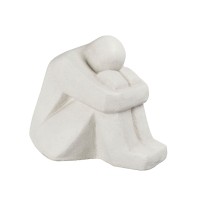 HARPER ΔΙΑΚΟΣΜΗΤΙΚΗ ΦΙΓΟΥΡΑ 43x30x37cm POLYRESIN ΛΕΥΚΟ