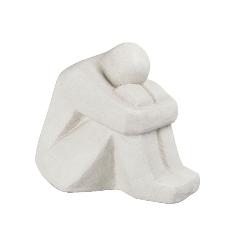 HARPER ΔΙΑΚΟΣΜΗΤΙΚΗ ΦΙΓΟΥΡΑ 43x30x37cm POLYRESIN ΛΕΥΚΟ