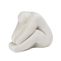 EVERLY ΔΙΑΚΟΣΜΗΤΙΚΗ ΦΙΓΟΥΡΑ 44x28x35cm POLYRESIN ΛΕΥΚΟ