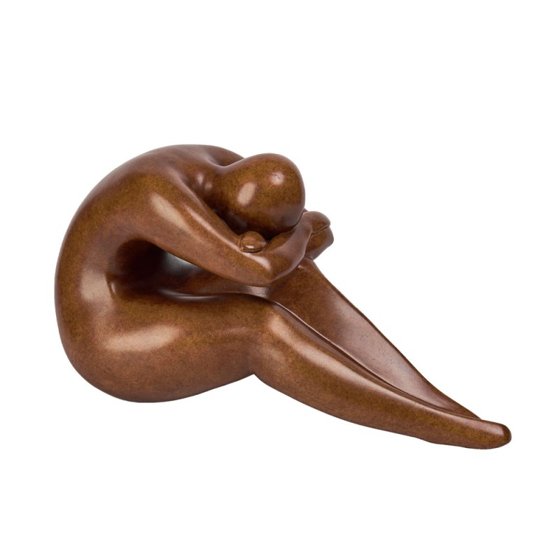 KARSON ΔΙΑΚΟΣΜΗΤΙΚΗ ΦΙΓΟΥΡΑ 57x23x30cm POLYRESIN ΚΑΦΕ